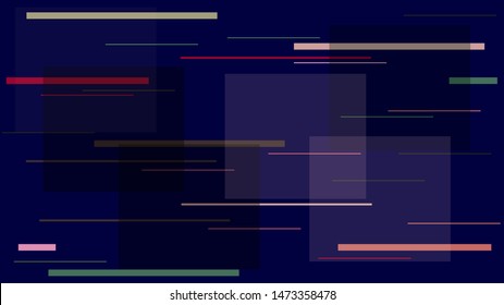 Bright Car Light Night Life, Racing Lines, Neon IT, Hi Tech Vector Pattern. Internet Technology Communication Textile Texture. Night City, Moving Car Lights, TV, Neon IT, Cool Hi Tech Background.