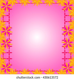 bright card with abstract flowers vector image. Floral pattern. Flower vector pattern. Vector illustration pattern. Design pattern. Spring pattern. Pattern for presentation. Pattern for postcard.