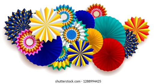 Bright carnival composition