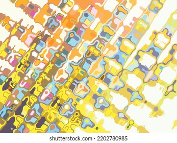 Bright cartoon multicolored background for textiles or fabrics. Wavy diagonal seamless pattern for holidays or events, fashion trends, scrapbooking, wallpaper, textures, interior solutions, covers 