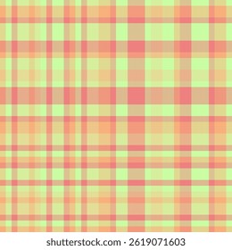Bright and cheerful plaid pattern in soft hues. Versatile textile design for backgrounds, web templates, and creative projects. Retro, fashion inspired.