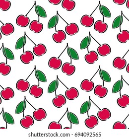 Bright cherry background 