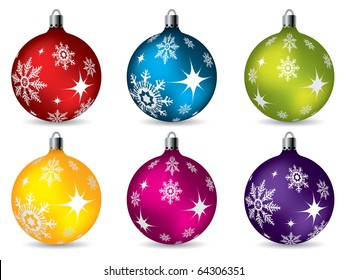 Bright christmas decorations