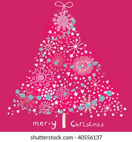 Bright Christmas tree