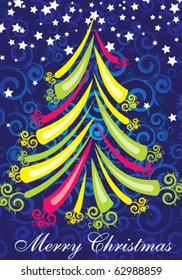 bright christmas tree