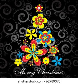 bright christmas tree