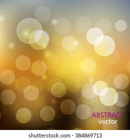 Bright circles on a colored background