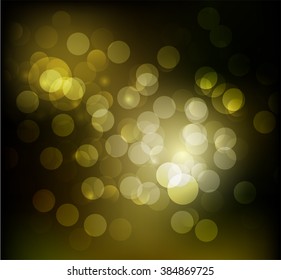 Bright circles on a colored background