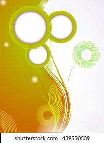 Bright circles with smooth lines