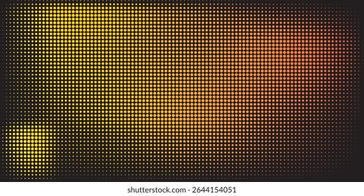 Bright Circular Gradient of Dots Forming a Radiant Glow Effect