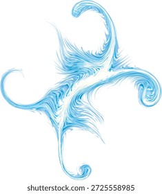 Diseño de arte místico de forma de punto medio circular cian frío brillante. Forma de esfera de disco de alma mágica sagrada en estilo de línea de tecnología creativa moderna. Símbolo de bola de explosión de poder variopinto de color aqua marino en fondo oscuro para texto