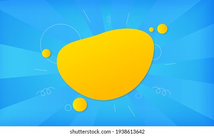 Bright color abstract background with geometric shapes. Vector illustration