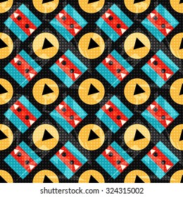 bright color abstract geometric background vector illustration