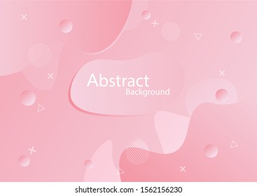 Bright color background The composition is the shape of a flowing curve.