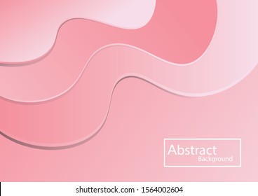 Bright color background The composition is the shape of a flowing curve.