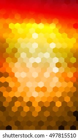 bright color background. hexagon pattern for disco illustration. vector