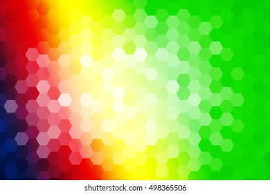 bright color background. hexagon pattern illustration. vector