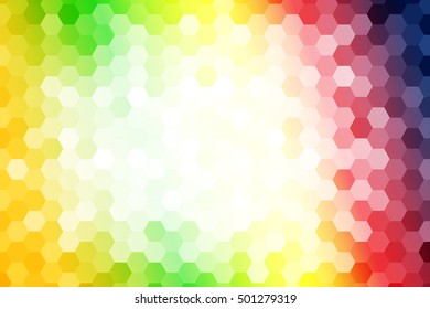 bright color background. hexagon pattern illustration. vector illustration. for design