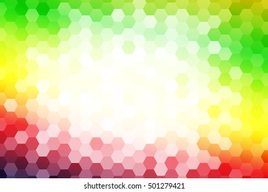 bright color background. hexagon pattern illustration. vector illustration. for design