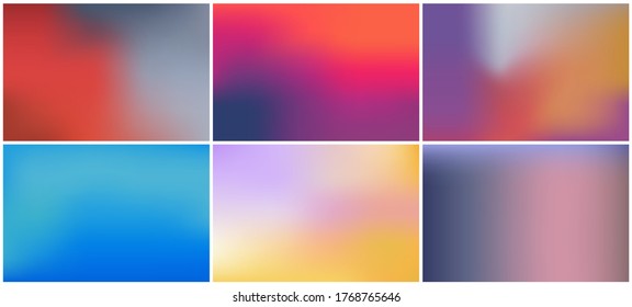 Fondo de color brillante con textura de gradiente de malla para un diseño de cubierta dinámica mínimo. Azul, rosa, rojo, amarillo. Ilustración vectorial para su diseño gráfico, pancarta, afiche de verano o aqua