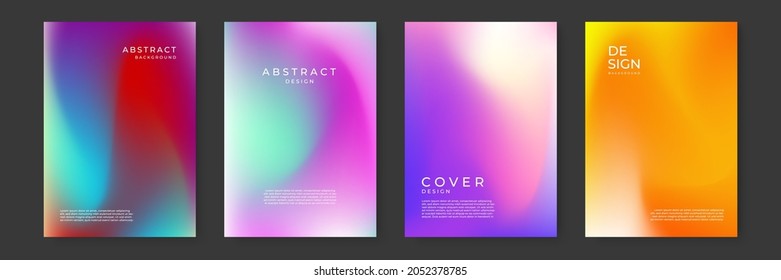 Bright color background and mesh gradient texture for minimal dynamic cover design  Blue  pink  red  yellow  Vector illustration for your graphic design  banner  summer aqua poster
