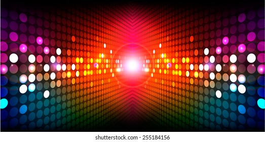 Bright color background, space, disco