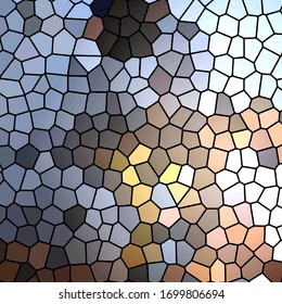 Bright color background with stained glass effect