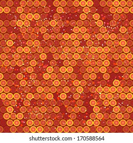 bright color background with various circles