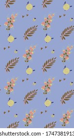 Bright color beautiful background. Tileable images from  glade and  nature. Summer theme pattern.