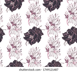 Bright color beautiful background. Tileable images from  garden flowers and  glade. Summer theme pattern.