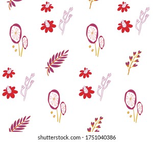 Bright color beautiful background. Tileable images from  petals and  nature. Summer theme pattern.