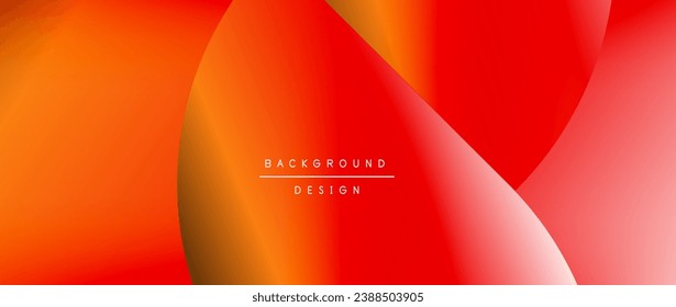 Bright color circle and round element minimal geometric abstract background for posters, covers, banners, brochures, websites
