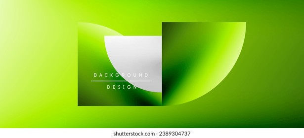 Bright color circle and round element minimal geometric abstract background for posters, covers, banners, brochures, websites