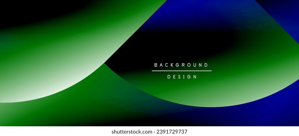 Bright color circle and round element minimal geometric abstract background for posters, covers, banners, brochures, websites