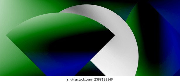 Círculo de color brillante y elemento redondeado fondo abstracto geométrico mínimo para carteles, cubiertas, pancartas, folletos, sitios web