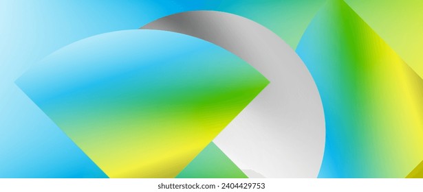 Bright color circle and round element minimal geometric abstract background for posters, covers, banners, brochures, websites