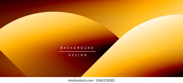 Círculo de color brillante y elemento redondeado fondo abstracto geométrico mínimo para carteles, cubiertas, pancartas, folletos, sitios web