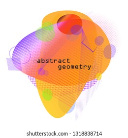 bright color creative design abstraction. Colorful geometric background.