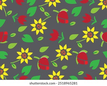 design de padrão de decoração de cor brilhante