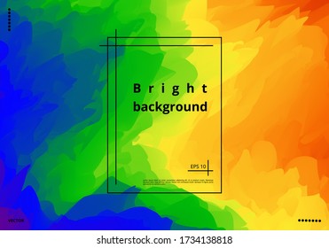 Bright color dynamic background for the design of business cards, posters and cards. Vector illustration
