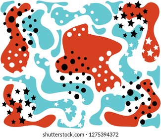 bright color geometric abstract background streamlined shape