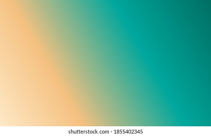 Fondo degradado de color brillante, composición de color turquesa y amarillo, textura suave y suave, utilizado para fondos de banner, carteles, plantillas y otros diseños