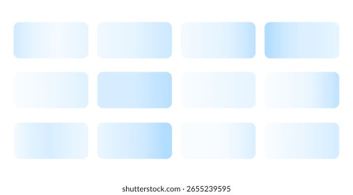 colección de textura de gradiente de color brillante para Elementos de interfaz de usuario y UX Vector