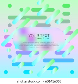 Bright color lines and dots, colorful minimalist design with geometric shapes forming abstract beautiful background. Vector Illustration.
