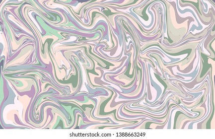 Bright color liquid marble texture. Fluid art. Mixture of acrylic paints. Applicable for design covers, annual reports, posters and business cards - Vector