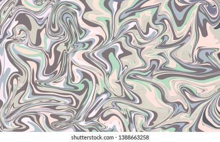 Bright color liquid marble texture. Fluid art. Mixture of acrylic paints. Applicable for design covers, annual reports, posters and business cards - Vector