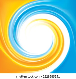 Bright color paint radial curl stripe line wash silk cloth ribbon mix union. Modern draw web art concept whirl vortex artist icon sign decor social war water unity design light white text space card