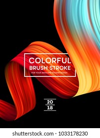 Bright Color Paint Stains for Modern Poster. Tranding design. Vector illustration EPS10