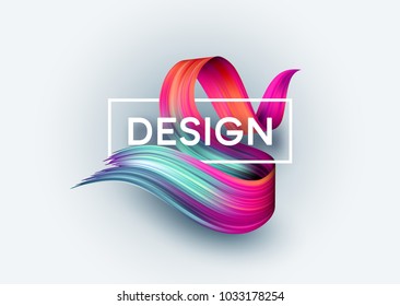 Bright Color Paint Stains for Modern Poster. Tranding design. Vector illustration EPS10