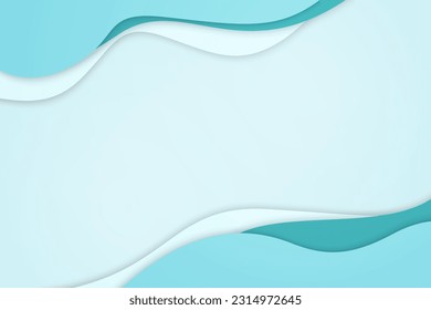 Bright color paper cut background design